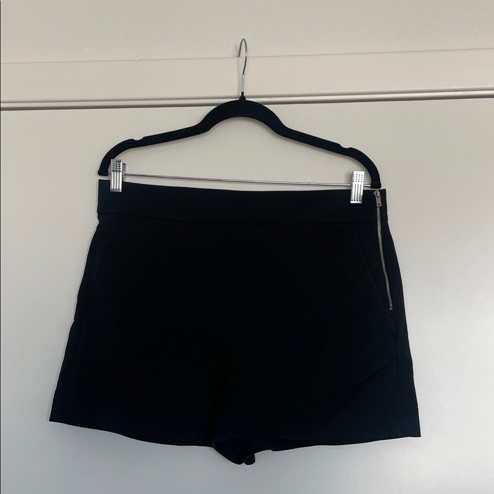 Zara High Waist Black Women's Shorts